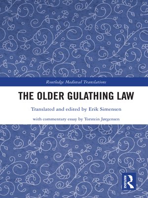 cover image of The Older Gulathing Law